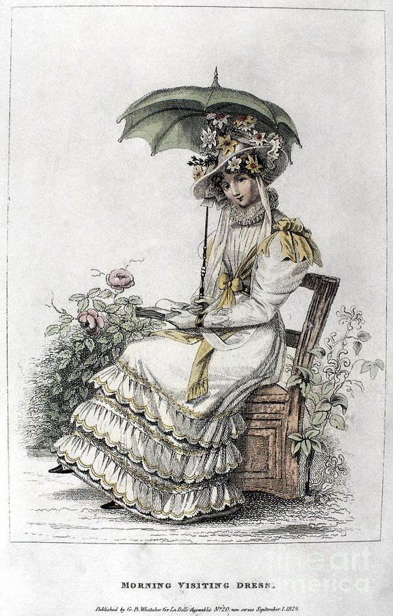 Womens Fashion, 1826 Photograph by Granger