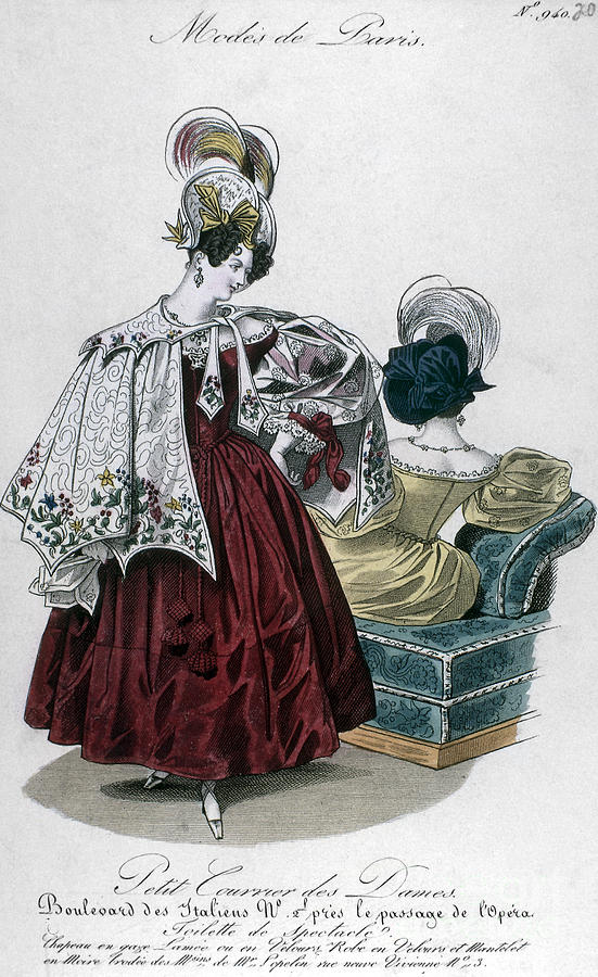 Womens Fashion, 1832 Photograph by Granger