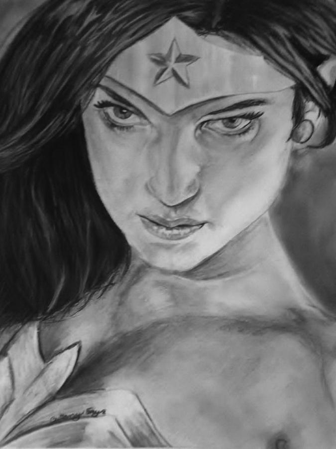 Wonder Drawing - Wonder Woman by Brittany Frye