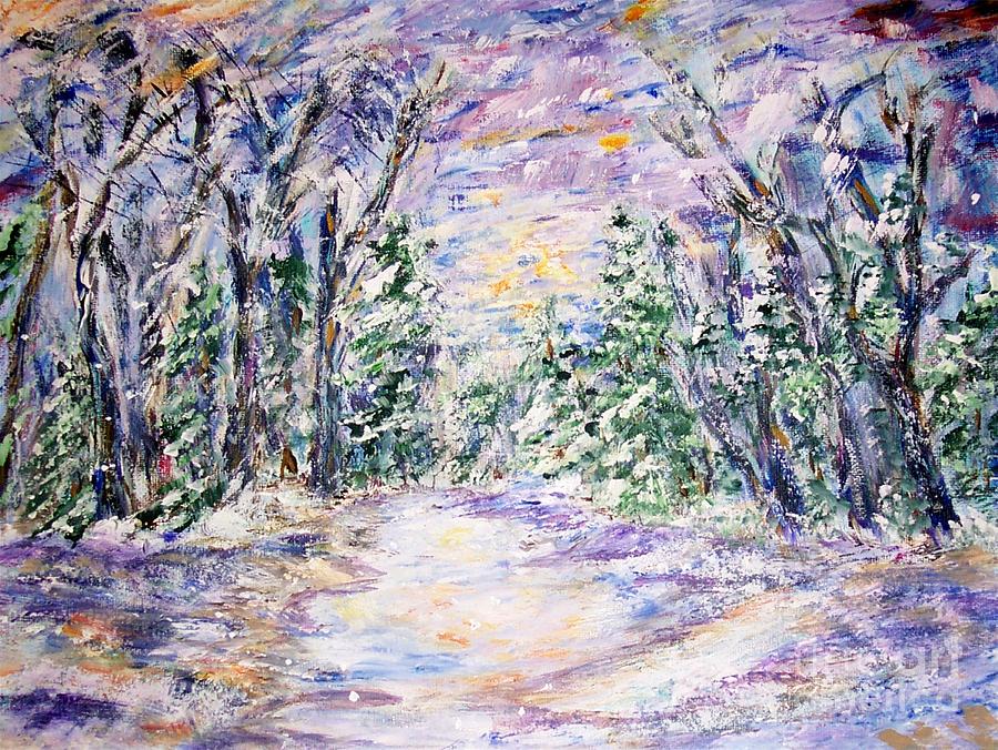 Landscape Painting - Wonderland by Mary Sedici Landscape Painting - Wonderland by Mary Sedici