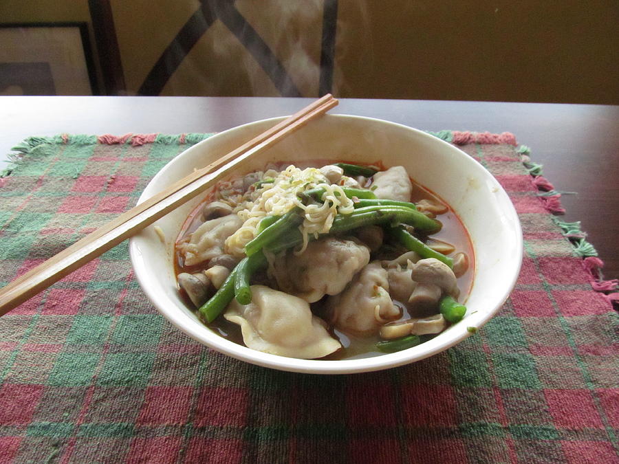 Wonton Noodle Photograph by Alfred Ng