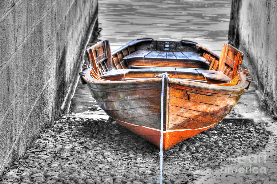 Wood boat Photograph by Mats Silvan