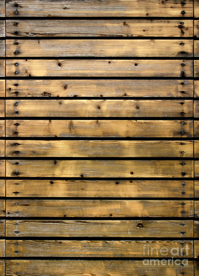 Abstract Photograph - Wood Planks by Carlos Caetano