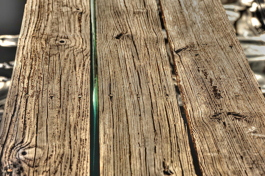 Klooster Gooey verwarring Wood Planks Photograph by Dennis Clark - Pixels