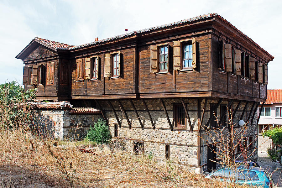 Wooden and Stone House Photograph by Tony Murtagh