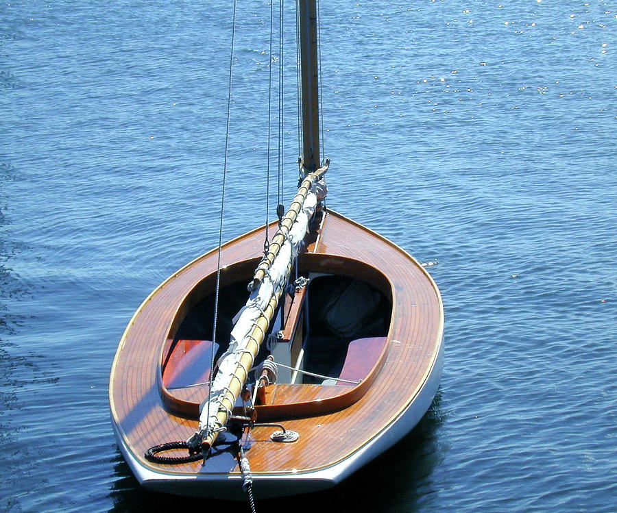 wooden sailboat 2 photograph by gary adkins