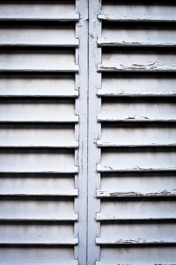 Architecture Photograph - Wooden shutters by Tom Gowanlock