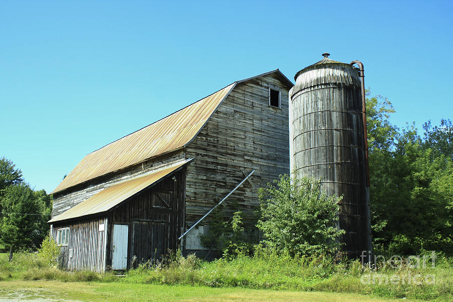 Wooden Silo by Deborah Benoit