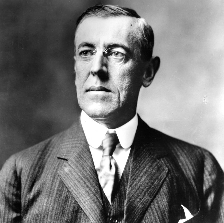 Woodrow Wilson Photograph by Everett