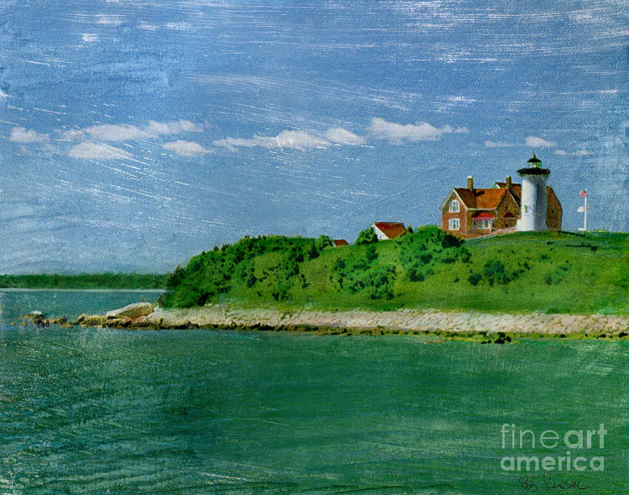 Woods Hole Lighthouse Photograph by Bob Senesac