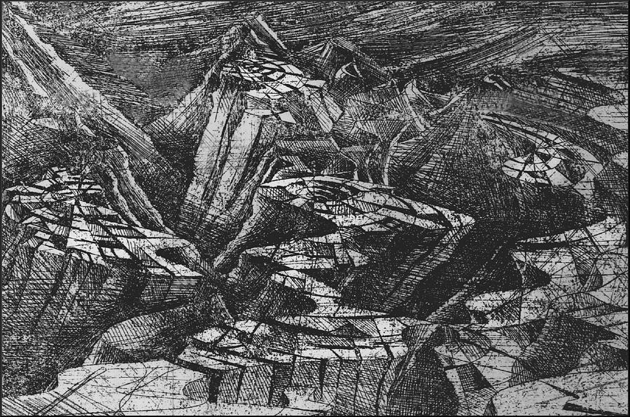 Woodscape 1976 Drawing By Glenn Bautista - Fine Art America