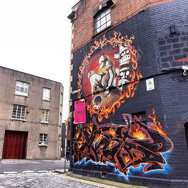 Streetart Photograph - Work By Flx,soker And Cheo. #sokemone by Nigel Brown