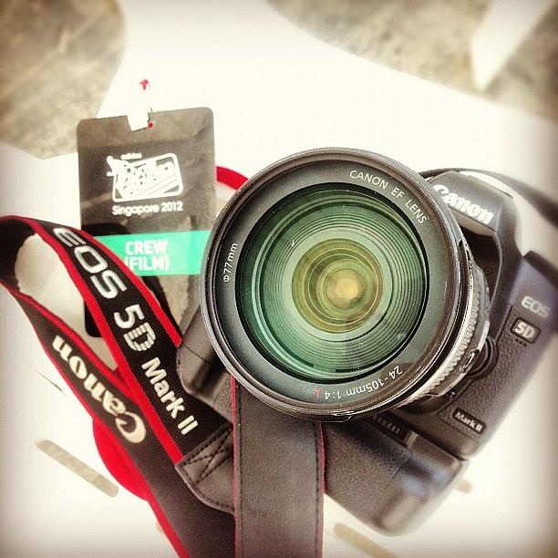 Gear Photograph - #work #gear #lens #canon #mark2 #adidas by Jerry Tang