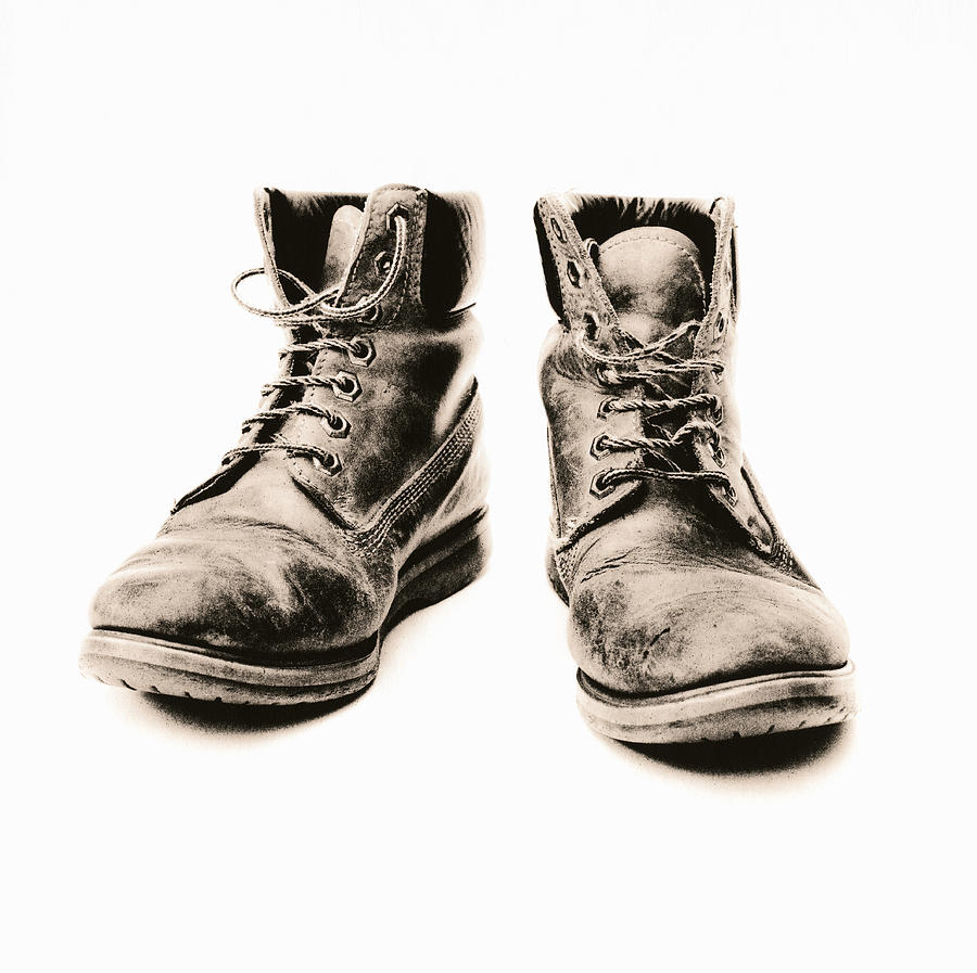 Worker's Boots Photograph by Kevin Curtis - Fine Art America