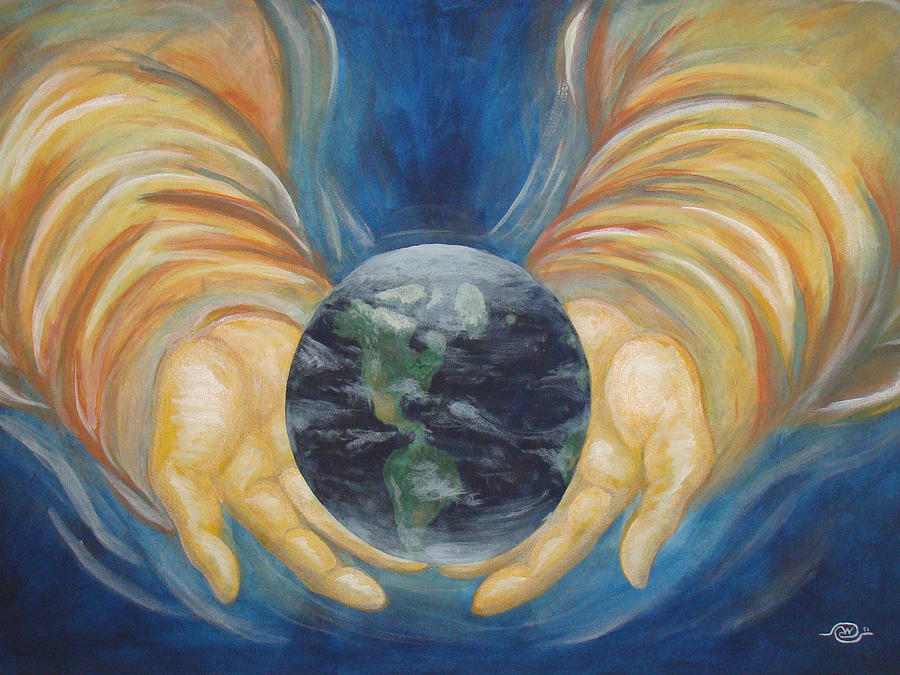 World in His Hand Painting by Jack Williams Jr | Fine Art America