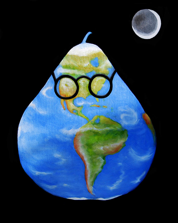 World Pearspective  Painting by Victoria Page