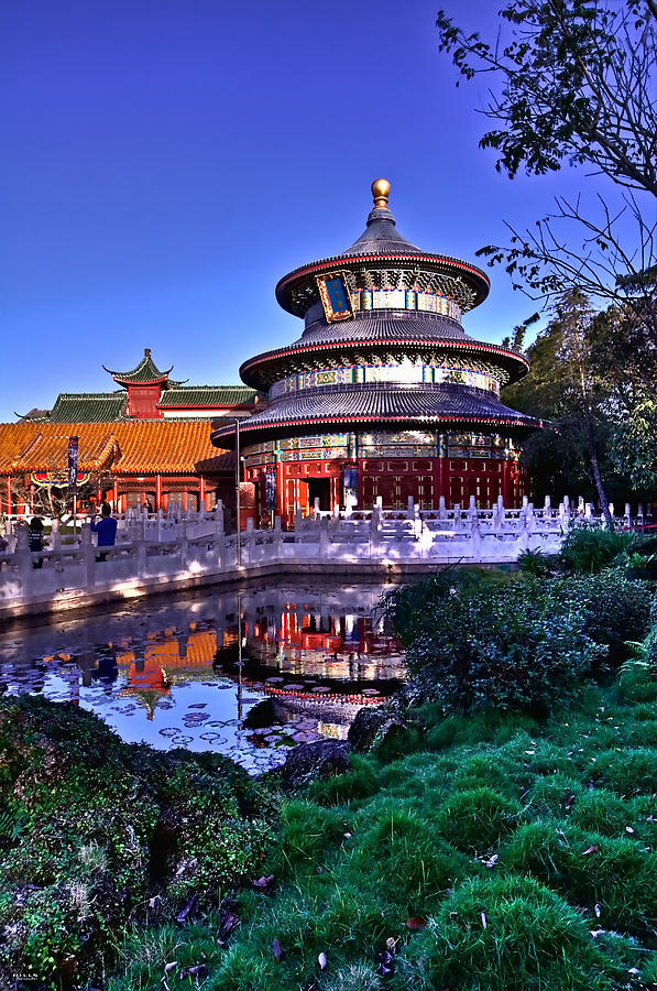 Disney Photograph - World Showcase China HDR by Jason Blalock