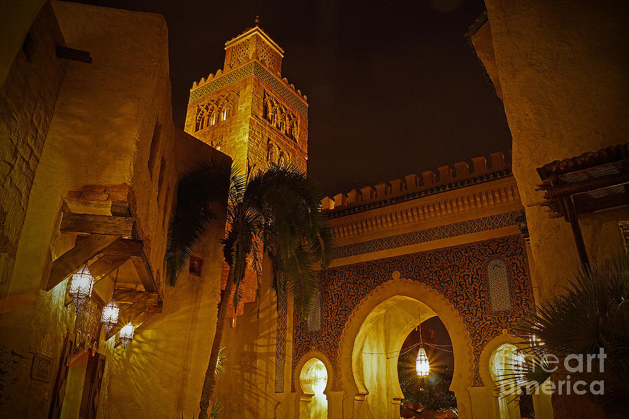 World Showcase - Morocco Pavillion Photograph by AK Photography