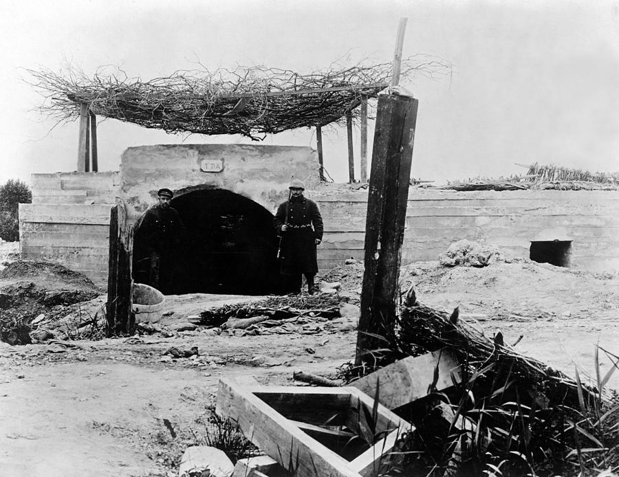 World War I A Concrete Dugout by Everett