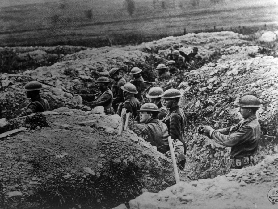 World War I, American Soldiers Photograph by Everett