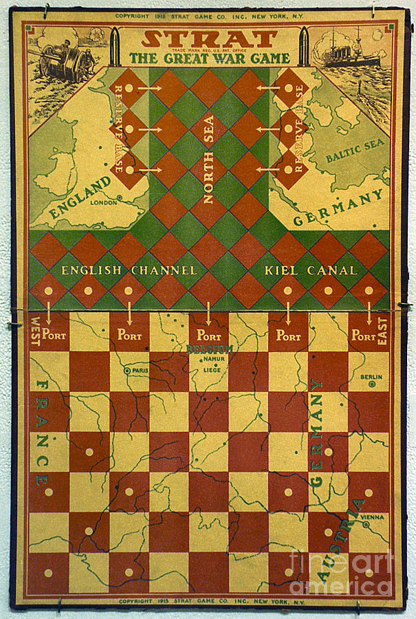 World War I: Board Game Photograph by Granger