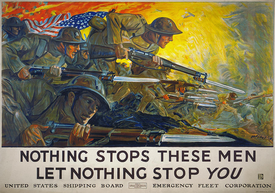 World War I: Poster, 1918 Photograph by Granger