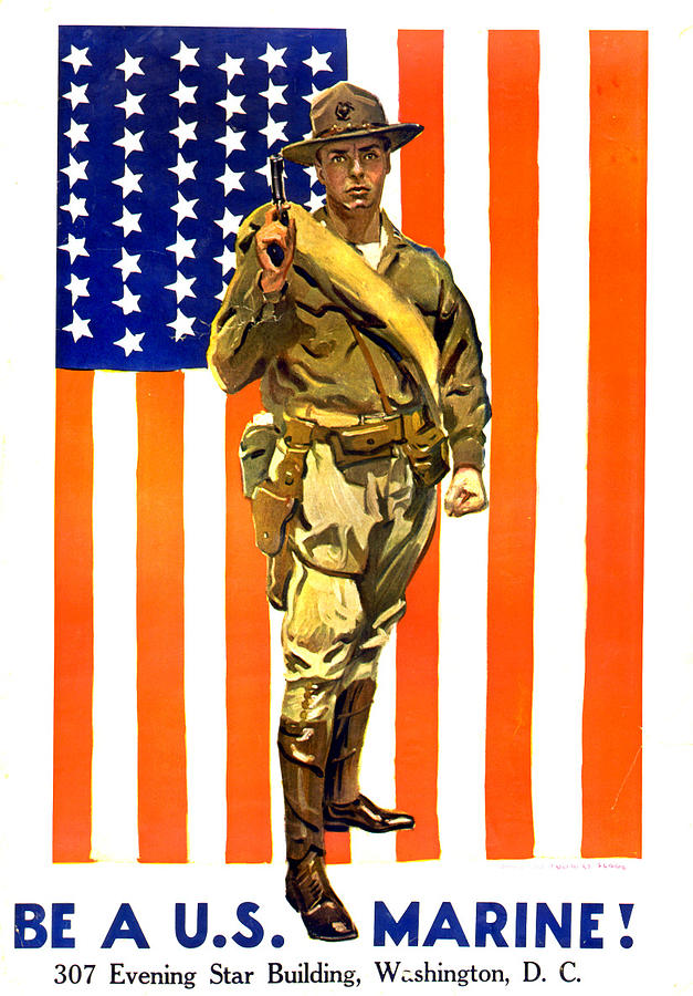 World War I, Recruitment Poster By Everett