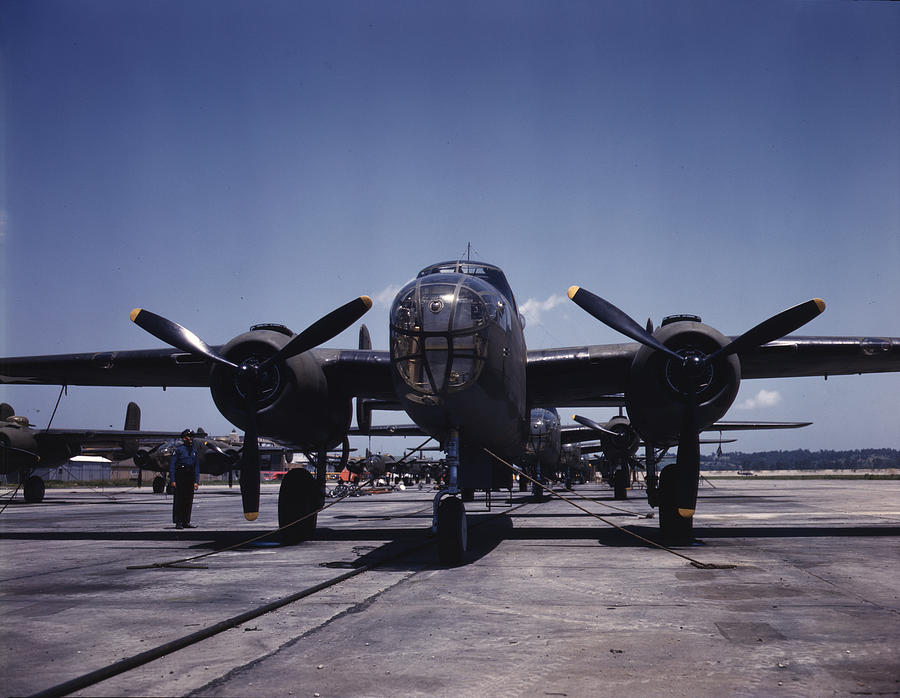 World War II, B-25 Bomber Planes Photograph By Everett