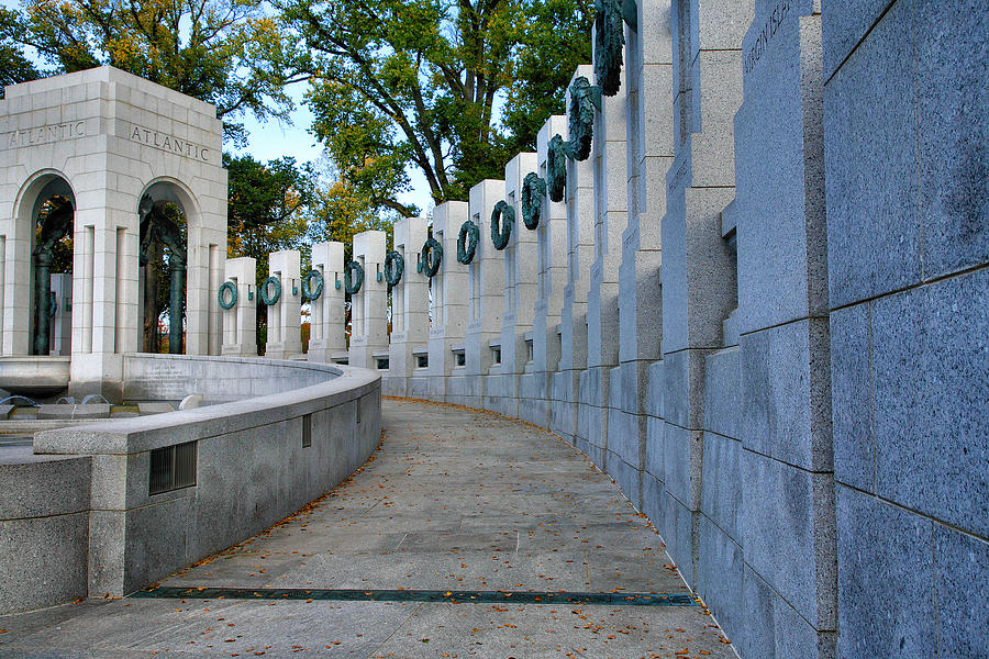 Fall Photograph - World War II Memorial II  by Steven Ainsworth