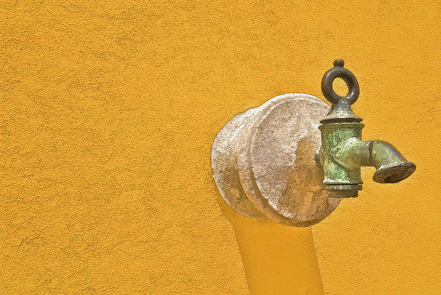Worn Brass Spigot  of Medieval Europe Photograph by David Letts