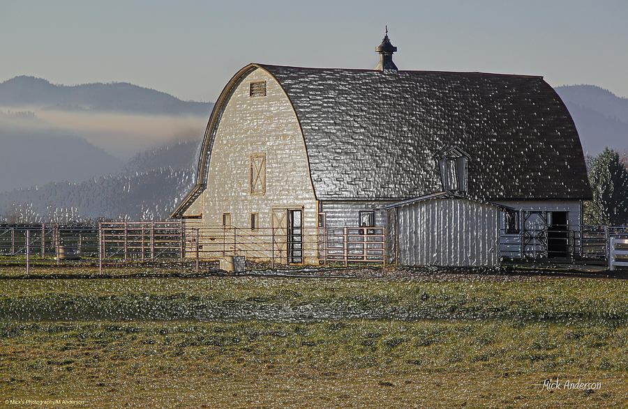 Wrapped Barn Photograph by Mick Anderson