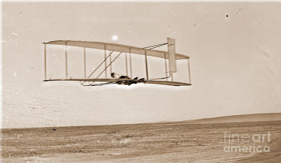 Wright Brothers Single Rudder Glider Photograph by Padre Art