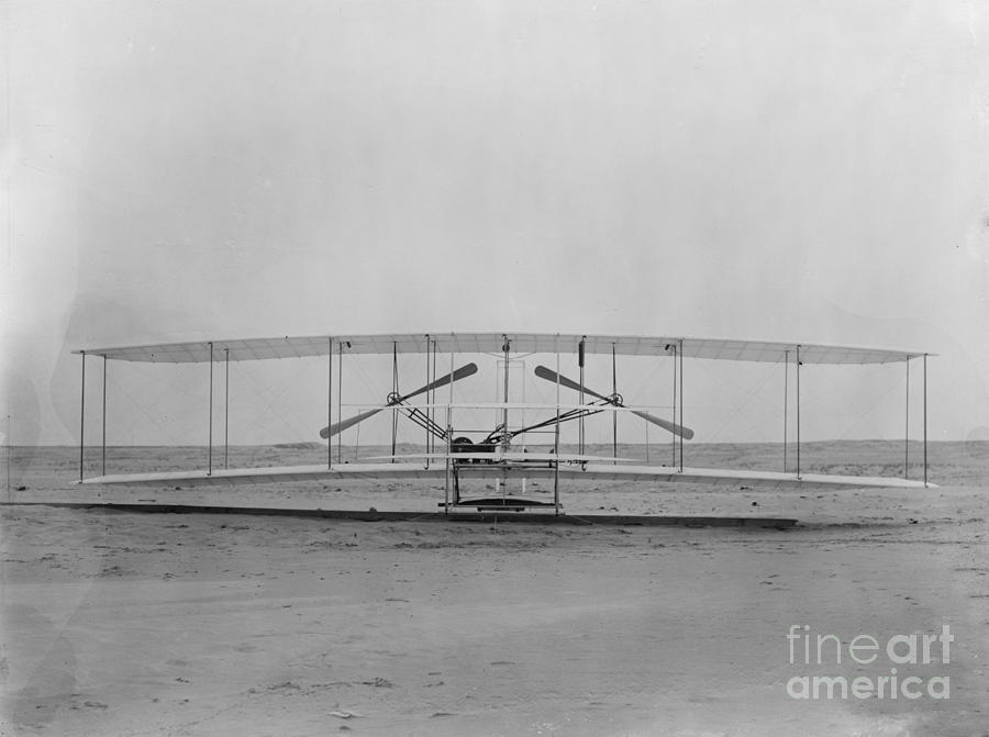 Wright Flyer, December 17th, 1903 Photograph by Science Source