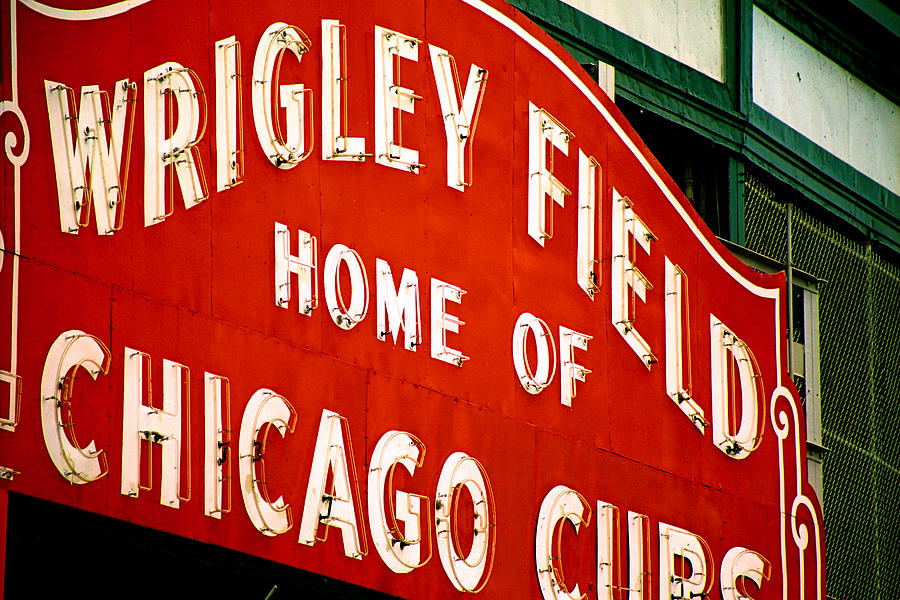 Wrigley Field Photograph by Claude Taylor