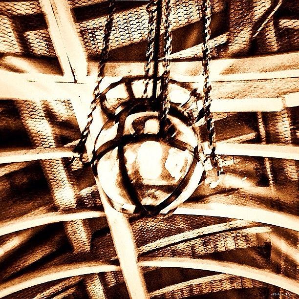 Wrought Iron In Rafters - Hotel Alcazar Photograph by Photography By Boopero