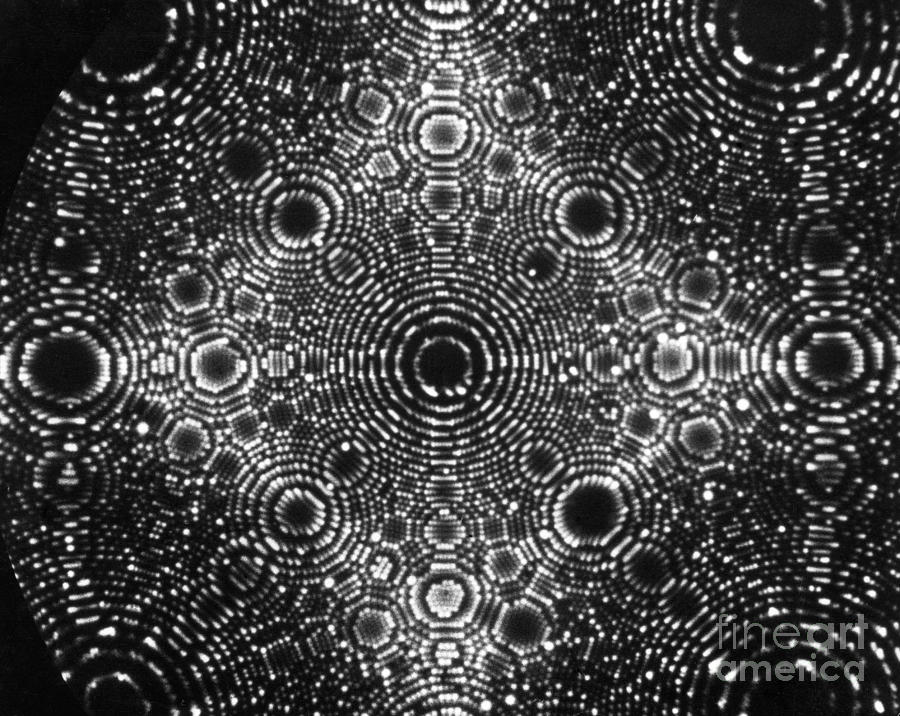 Pattern Photograph - X-ray Diffraction Of Iridium by Omikron