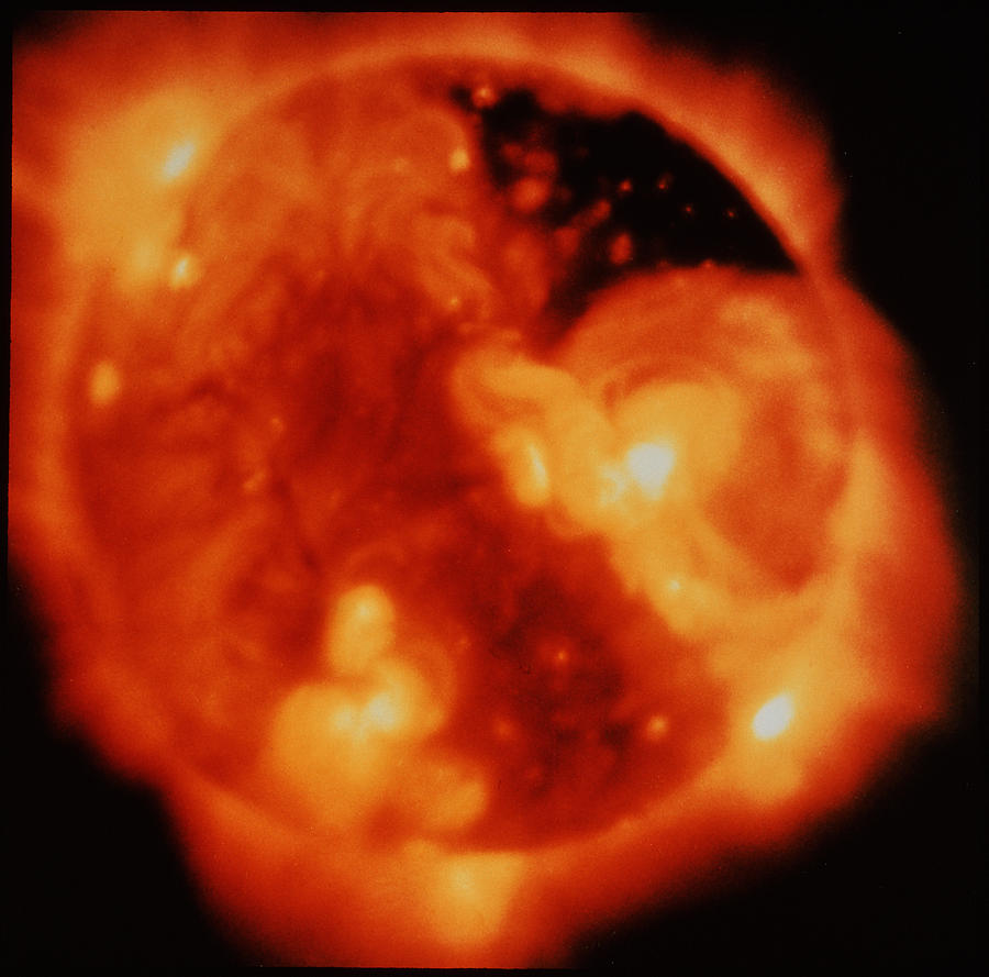 Sun Photograph - X-ray Image Of Sun by Nasa