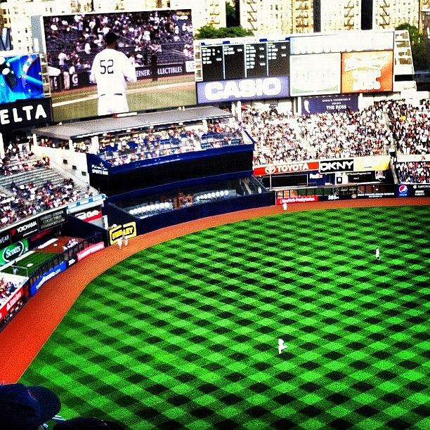 Beautiful Photograph - Yankees #pictureperfect #iphone by Zach Sterman