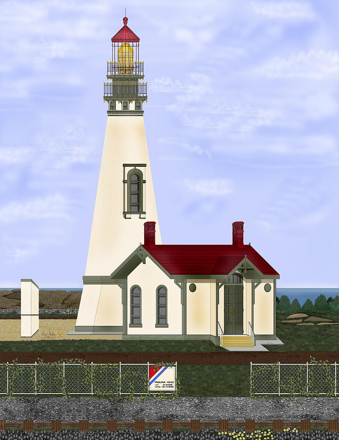Yaquina Head Revisited Painting
