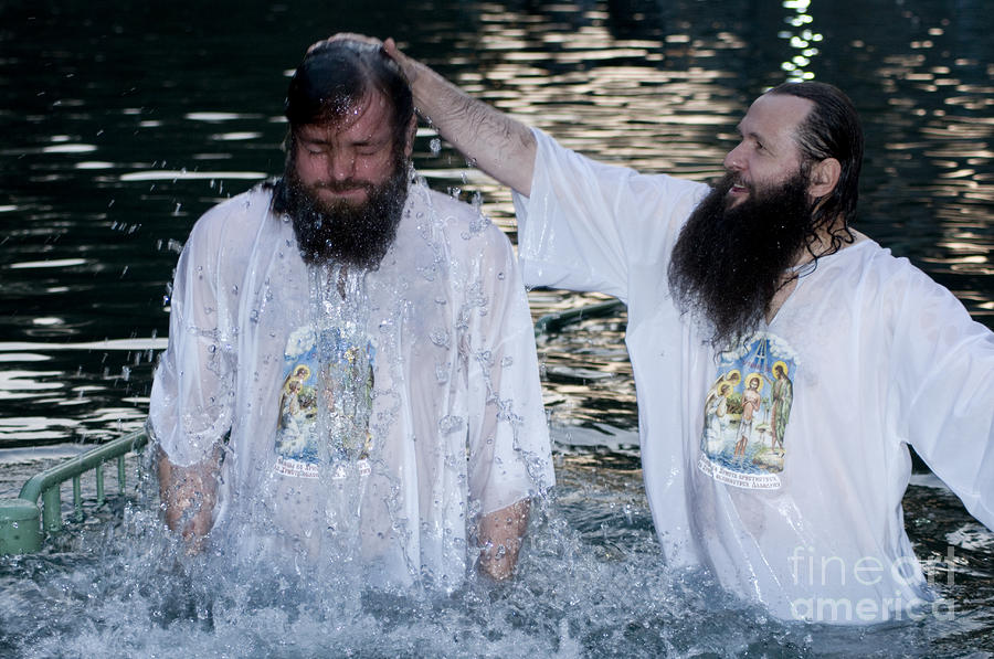 Israel Photograph - Yardenit Baptismal Site by Amos Gal