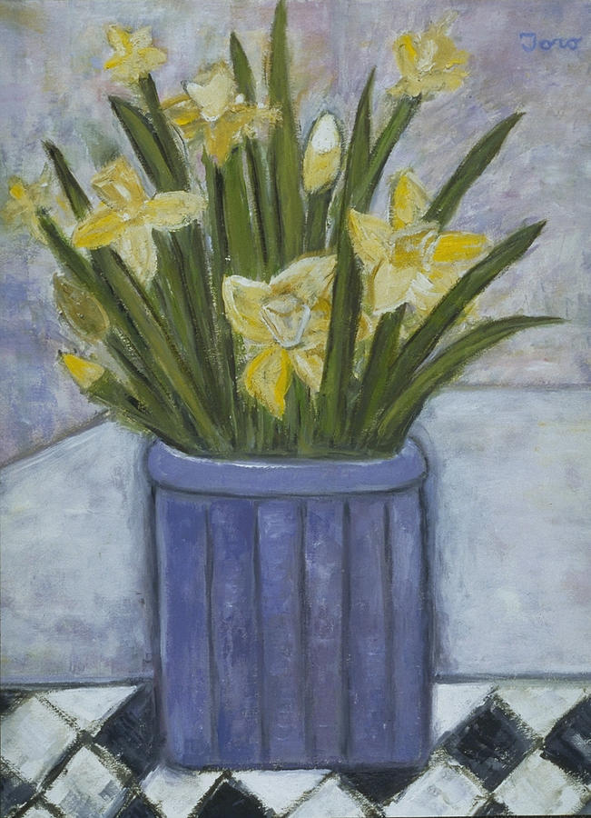Yellow Daffodils Painting by Trish Toro
