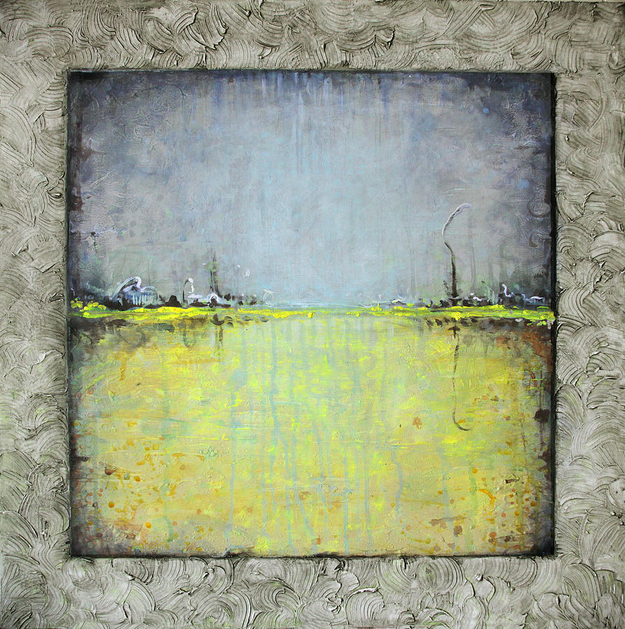 Yellow Field Painting by Lolita Bronzini