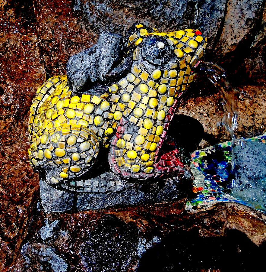 Yellow Frog Photograph by Randall Weidner
