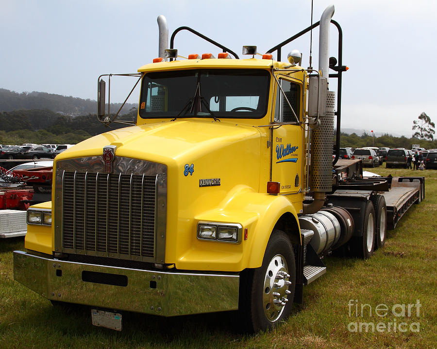 Yellow Kenworth Big Rig Truck 7d15118 Photograph by Wingsdomain Art and Photography