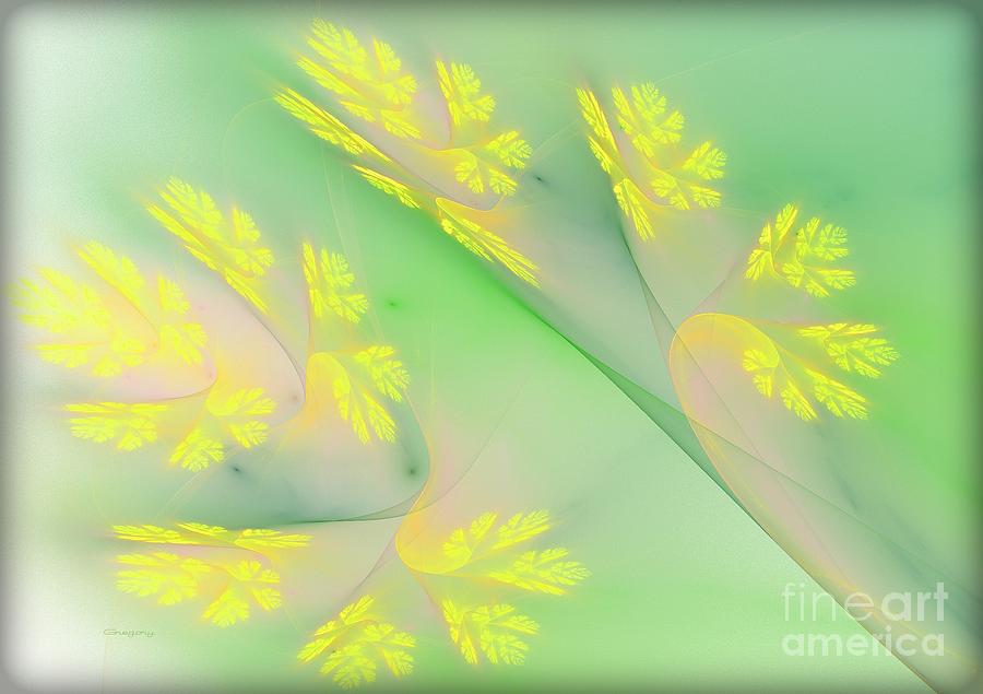 Yellow Pastels Digital Art by Greg Moores