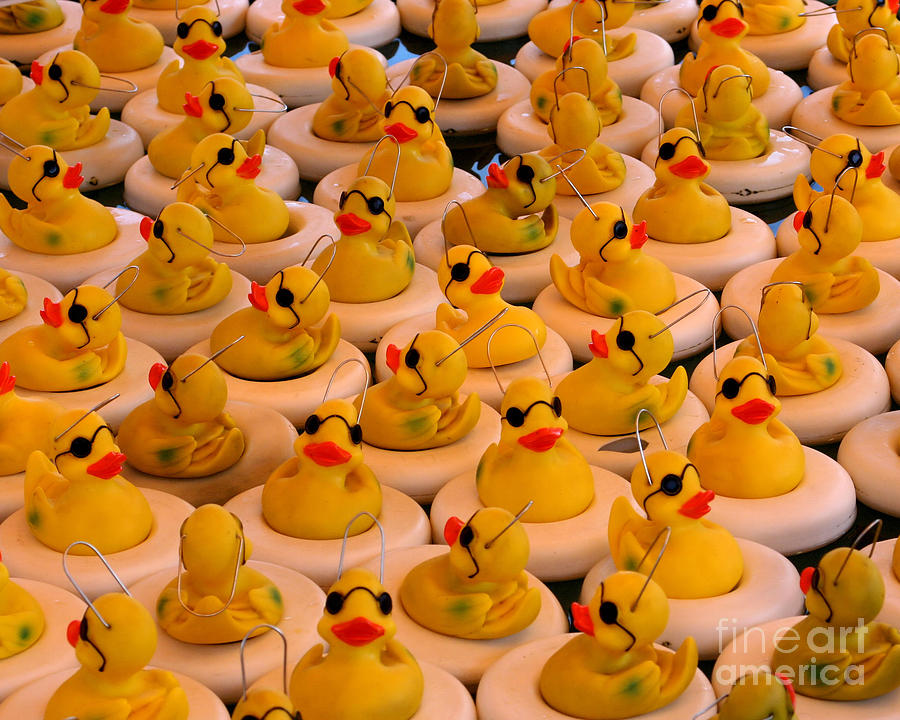 Yellow Rubber Duck Party Photograph by Smilin Eyes Treasures