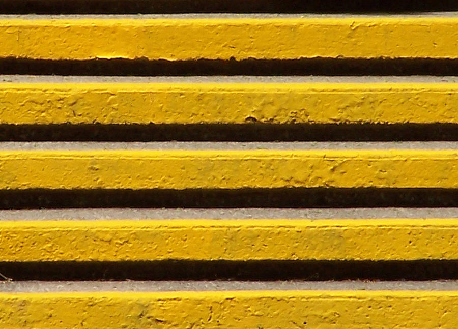 Yellow Steps Photograph by Steven Huszar