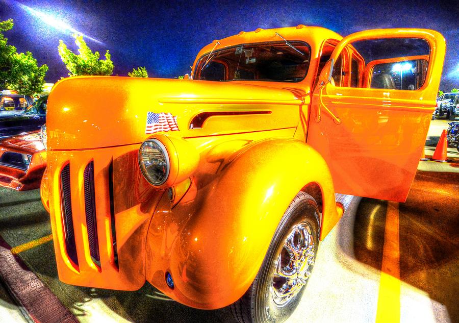 Car Photograph - Yellow Truck 2 by David Morefield