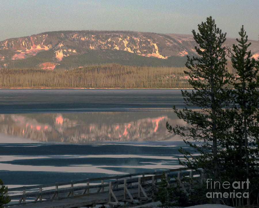 Yellowstone Lake in the Spring Photograph by Patricia Januszkiewicz