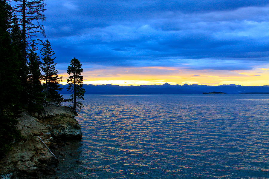 Yellowstone Lake Sunrise Photograph by Karon Melillo DeVega